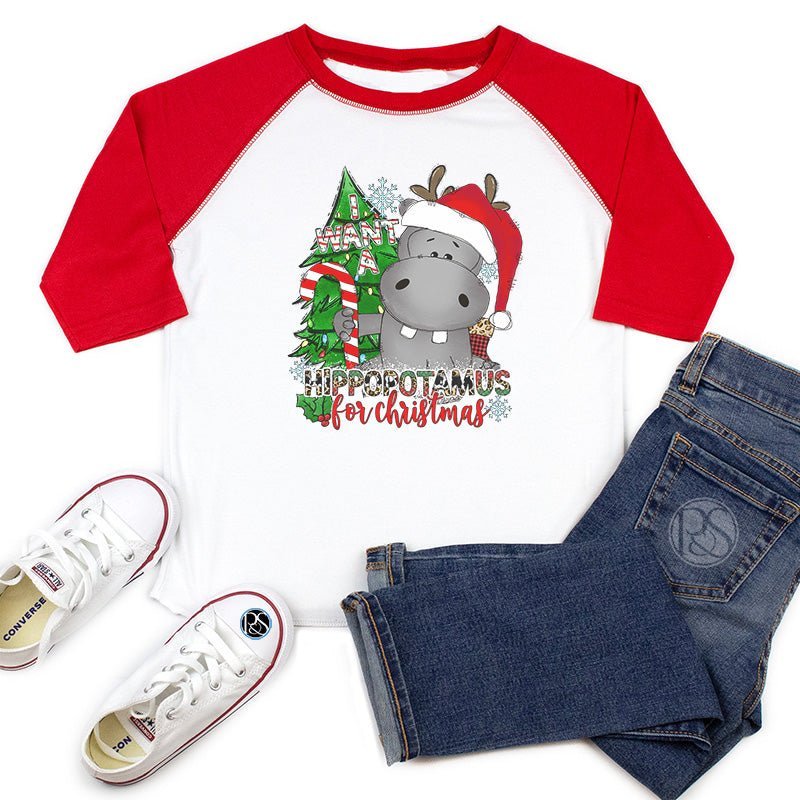 I want a Hippopotamus for Christmas - Petite & Sassy Designs