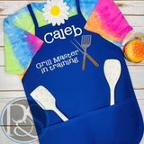 Kids Grill Master Apron for Ages 8 to 12 years - Petite & Sassy Designs