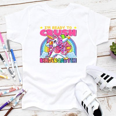 Unicorn Rainbow Back to School T- shirts - Petite & Sassy Designs