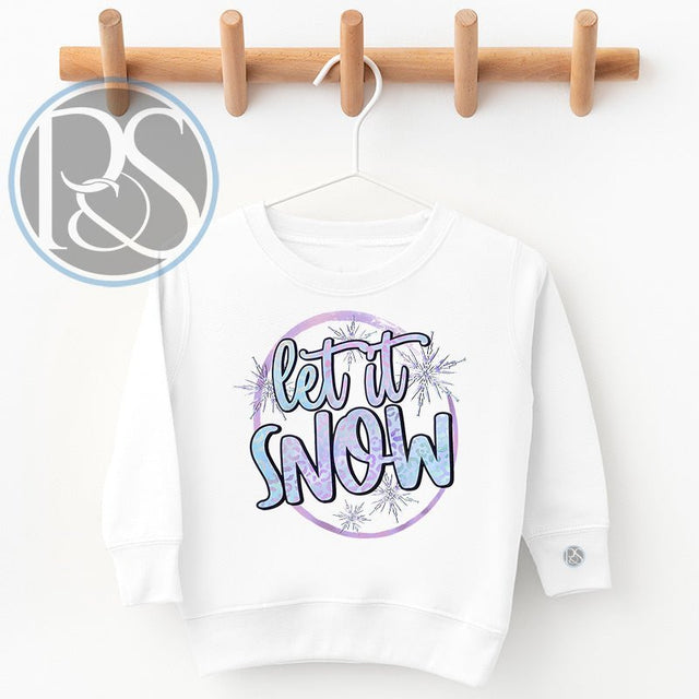 Let it Snow Sweatshirt - Petite & Sassy Designs