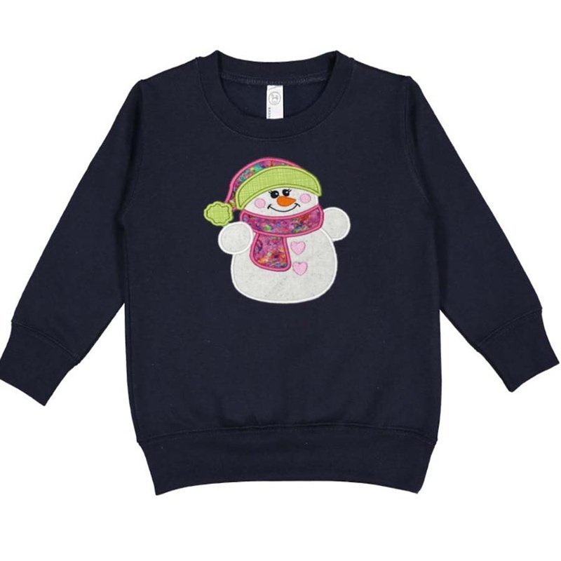 
                  
                    Little Snowman Girl Applique Sweatshirt - Petite & Sassy Designs
                  
                
