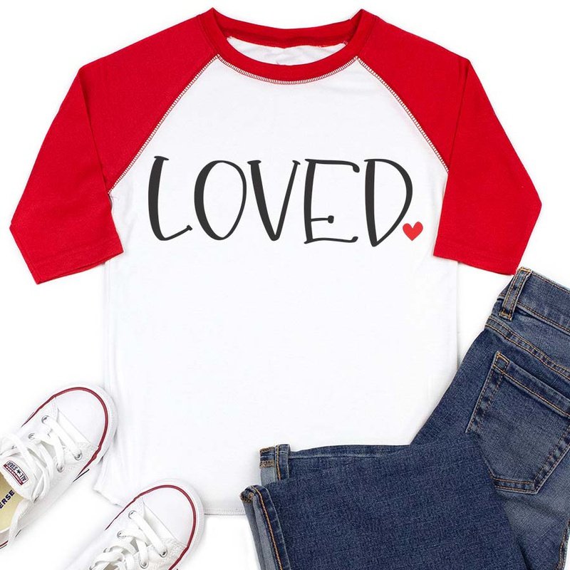 Loved Valentine Shirt - Style 1 - Petite & Sassy Designs