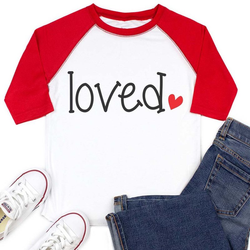 Loved Valentine Shirt - Style 2 - Petite & Sassy Designs