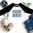 Merry and Bright Blue and Leopard - Petite & Sassy Designs