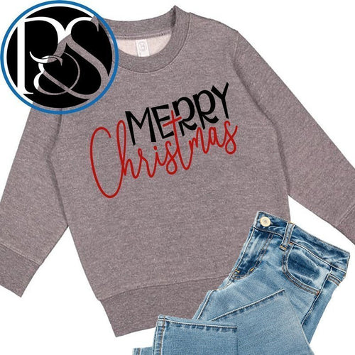 Merry CHRISTmas Sweatshirt - Petite & Sassy Designs