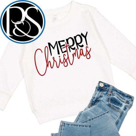 Merry CHRISTmas Sweatshirt - Petite & Sassy Designs