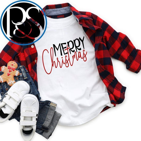 Merry CHRISTmas Sweatshirt - Petite & Sassy Designs