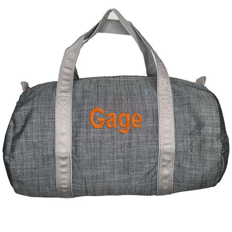 Mint® Grey Chambray Baby Duffle Bag