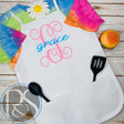 Monogram Letter w/ Name Kids Apron - Petite & Sassy Designs