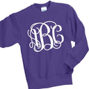 Monogrammed Kids Crewneck Sweatshirt - Petite & Sassy Designs