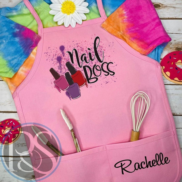 Nail Boss Kids Apron - Petite & Sassy Designs