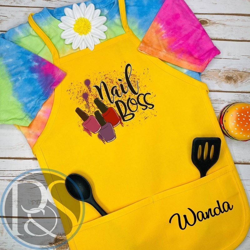 Nail Boss Kids Apron - Petite & Sassy Designs