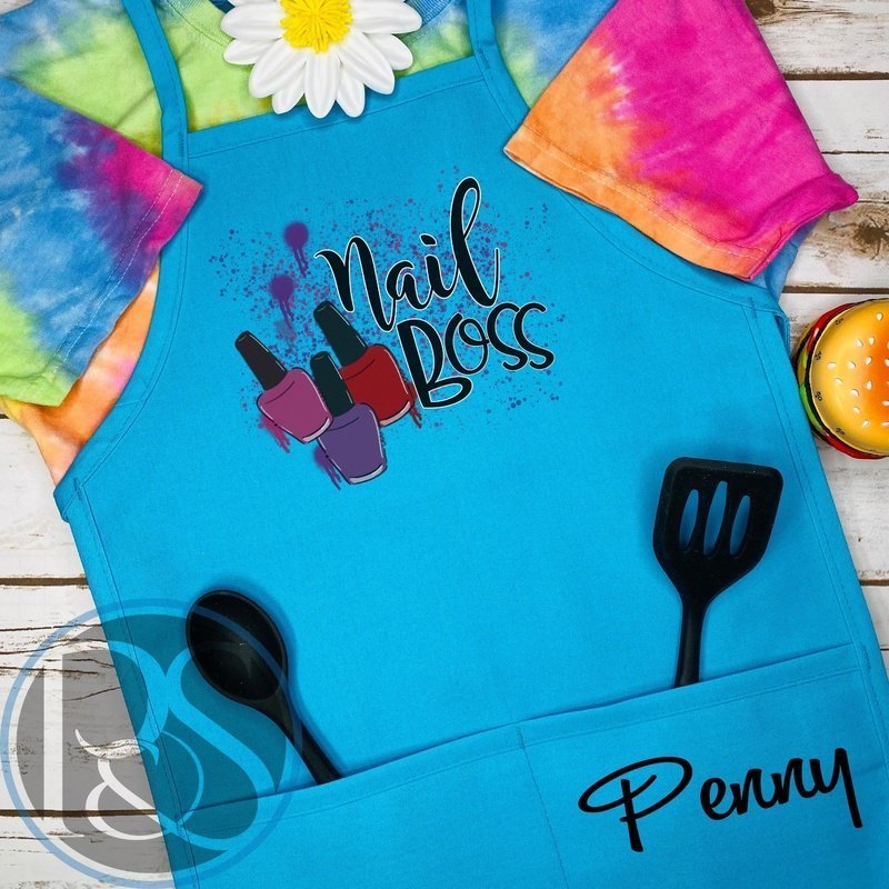 Nail Boss Kids Apron - Petite & Sassy Designs