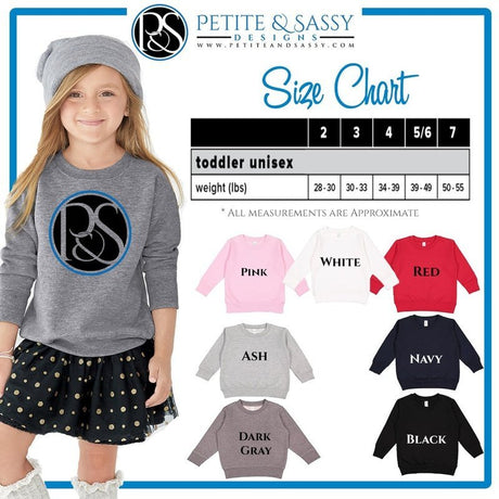 Personalized Reindeer Swirl Antler Sweatshirt - Petite & Sassy Designs