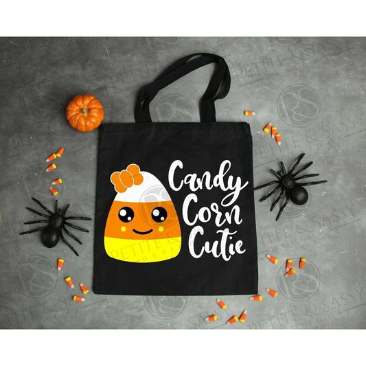 Personalized Trick or Treat Bag Candy Corn Cutie - Petite & Sassy Designs