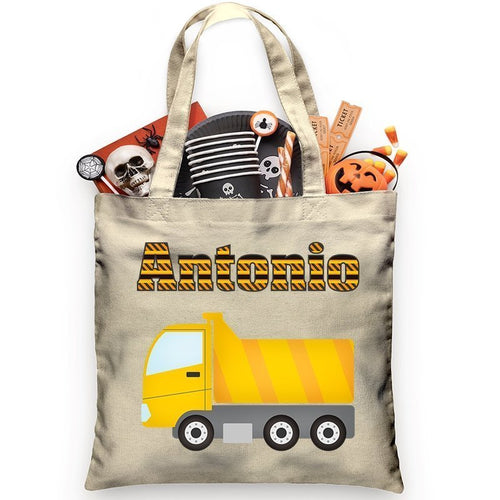 Dump Truck Trick or Treat Bag - Petite & Sassy Designs