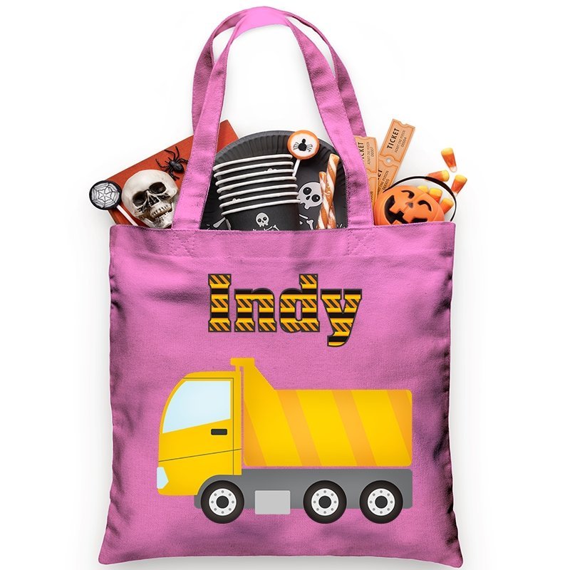 
                  
                    Personalized Trick or Treat Bag Dump Truck Bag - Petite & Sassy Designs
                  
                
