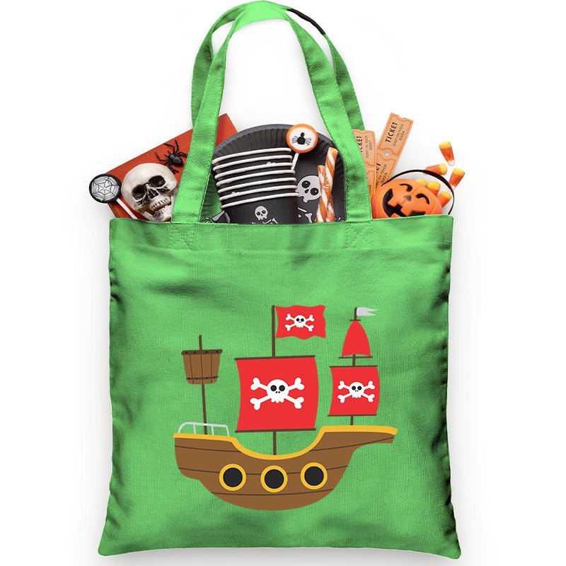 
                  
                    Personalized Trick or Treat Bag Pirate Ship - Petite & Sassy Designs
                  
                