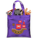 Pirate Ship Trick or Treat Bag - Petite & Sassy Designs