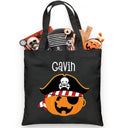Pirate Pumpkin Trick or Treat Bag - Petite & Sassy Designs
