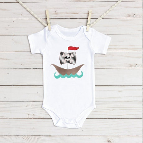 Pirate ship Infant Onesie Bodysuit - Petite & Sassy Designs