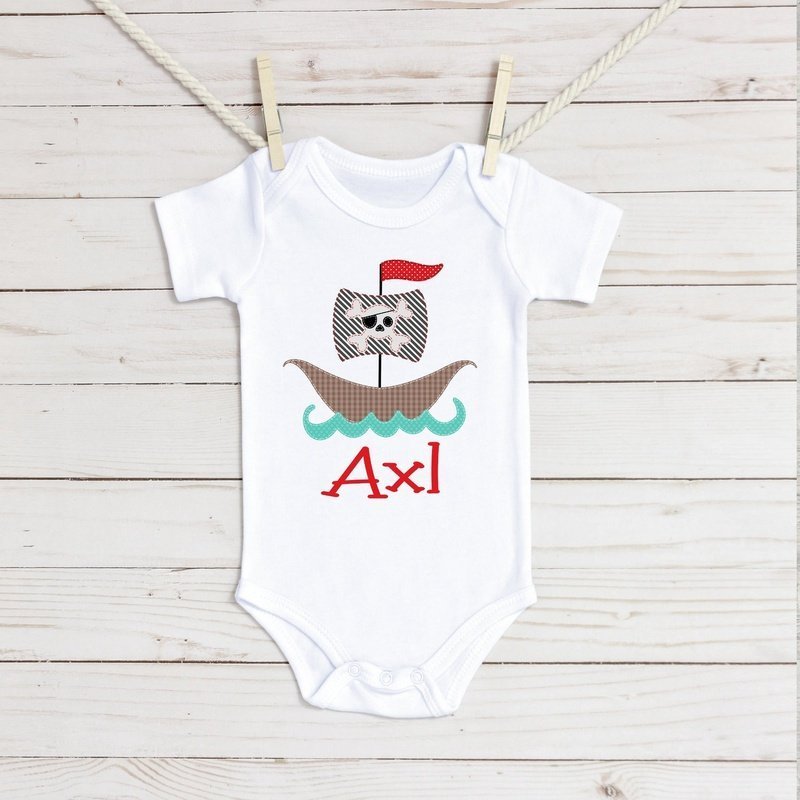 Pirate ship Infant Onesie Bodysuit - Petite & Sassy Designs