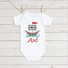 Pirate ship Infant Onesie Bodysuit - Petite & Sassy Designs
