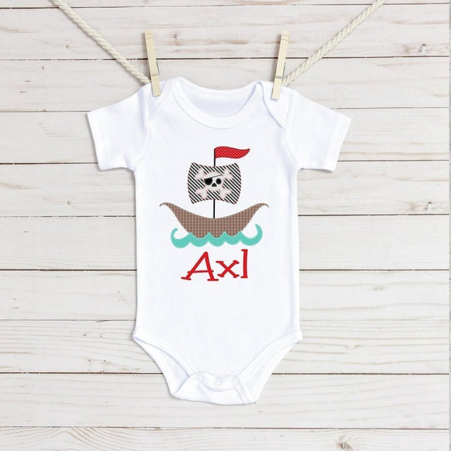 Pirate ship Infant Onesie Bodysuit - Petite & Sassy Designs