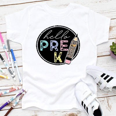 Hello Back to School Grade T- shirts - Petite & Sassy Designs