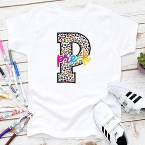 Colorful Leopard Back to School T-shirts - Petite & Sassy Designs