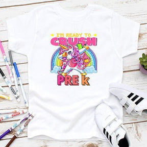 Unicorn Rainbow Back to School T-shirts - Petite & Sassy Designs
