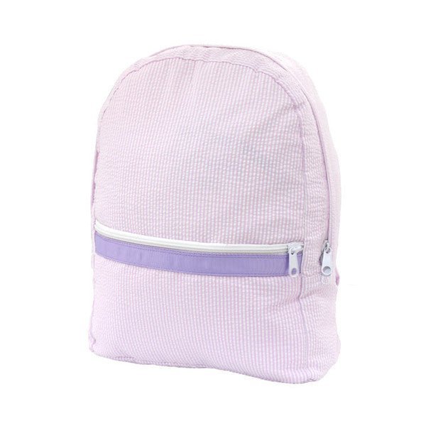 Princess Seersucker Medium Backpack - Petite & Sassy Designs