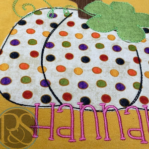 Pumpkin Applique Ruffle Sleeve Shirt - Petite & Sassy Designs