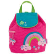 Rainbow Applique Backpack - Petite & Sassy Designs