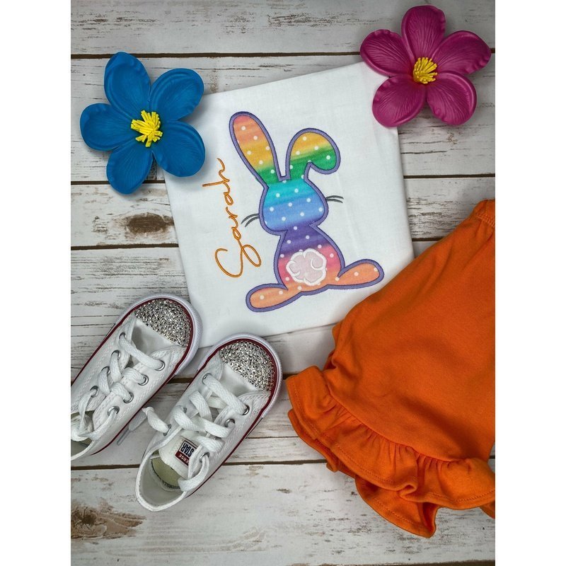
                  
                    Rainbow Easter Bunny Shirt - Petite & Sassy Designs
                  
                