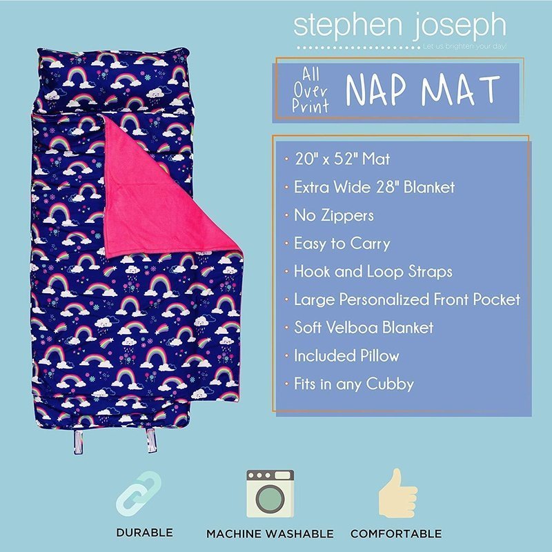 Rainbow Nap Mat - Petite & Sassy Designs