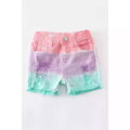 Rainbow tie dyed denim - Petite & Sassy Designs