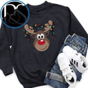 Reindeer Lights Sweatshirt - Petite & Sassy Designs