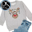 Reindeer Lights Sweatshirt - Petite & Sassy Designs