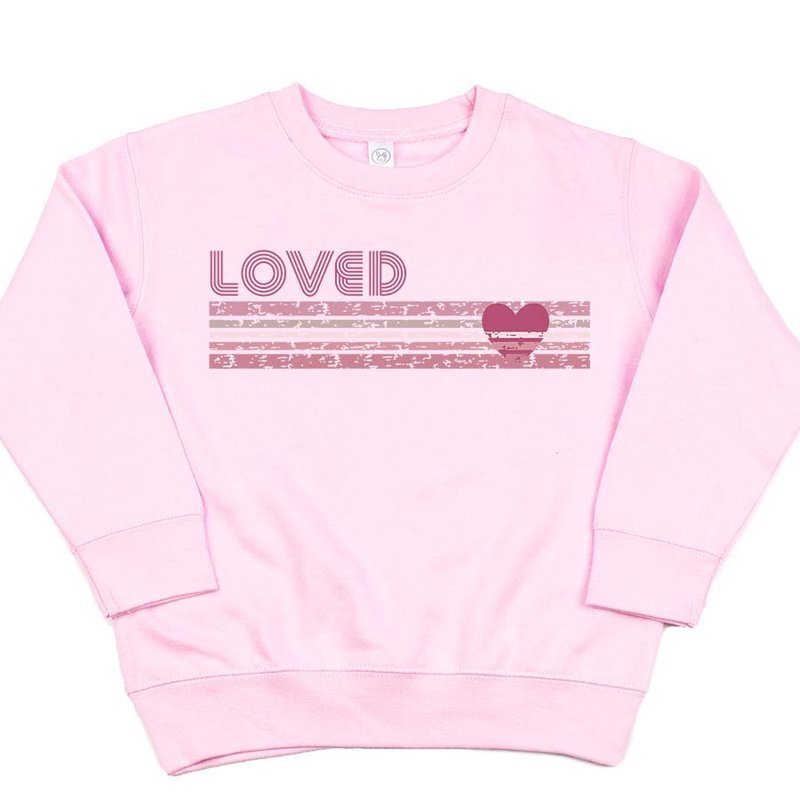 
                  
                    Retro Loved Stripe Sweatshirt - Petite & Sassy Designs
                  
                