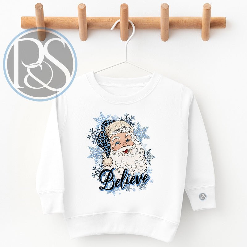 Santa Believe Sweatshirt - Petite & Sassy Designs