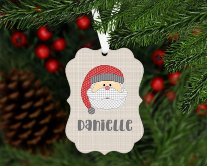 Santa Christmas Ornament - Petite & Sassy Designs