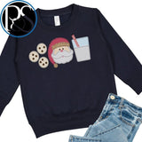 Santa Milk and Cookies Sweatshirt - Petite & Sassy Designs