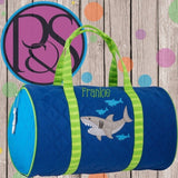 Shark Duffle Bag - Petite & Sassy Designs