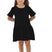 Short Sleeve Pleated Dress - Petite & Sassy Designs