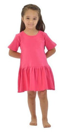 Short Sleeve Pleated Dress - Petite & Sassy Designs