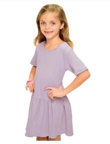 Short Sleeve Pleated Dress - Petite & Sassy Designs