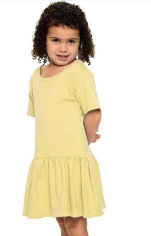 Short Sleeve Pleated Dress - Petite & Sassy Designs