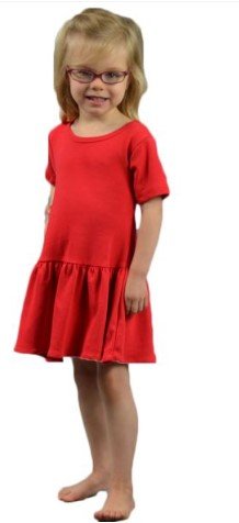 Short Sleeve Pleated Dress - Petite & Sassy Designs