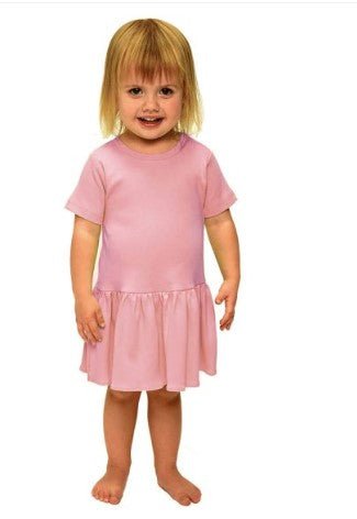 Short Sleeve Pleated Dress - Petite & Sassy Designs